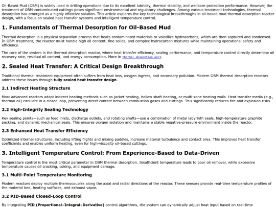 technological-breakthroughs-of-oil-based-mud-thermal-desorption-reactor-design screenshot