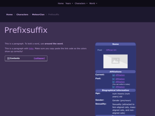 characters/characterpagetemplate screenshot