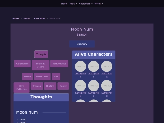 years/moonpagetemplate screenshot