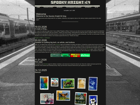 blog screenshot