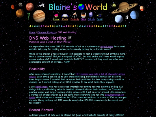 projects/dns-web-hosting screenshot