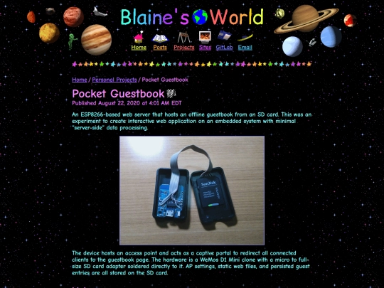 projects/pocket-guestbook screenshot
