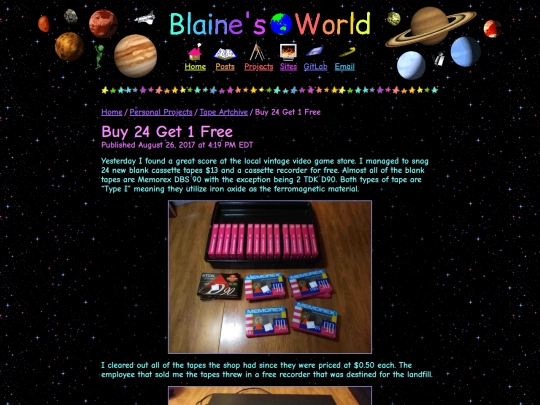 projects/tape-artchive/logs/buy-24-get-1-free screenshot