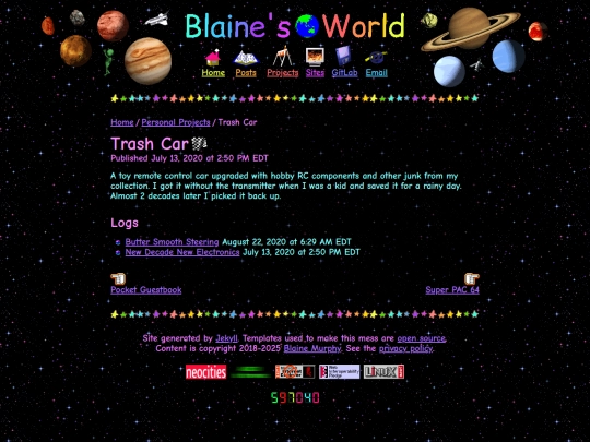 projects/trash-car screenshot