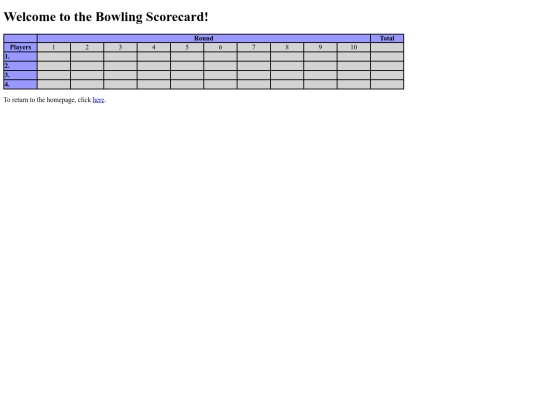 bowling screenshot
