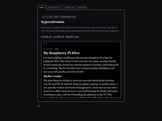 index screenshot