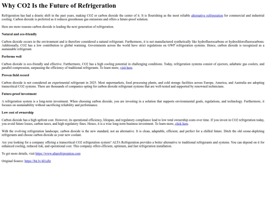 WhyCO2IstheFutureofRefrigeration screenshot