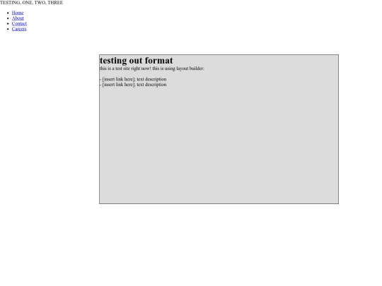 testing screenshot