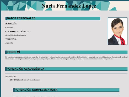 curriculum screenshot