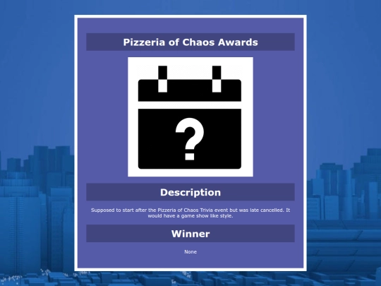 Events/Pizzeria-of-chaos-awards screenshot