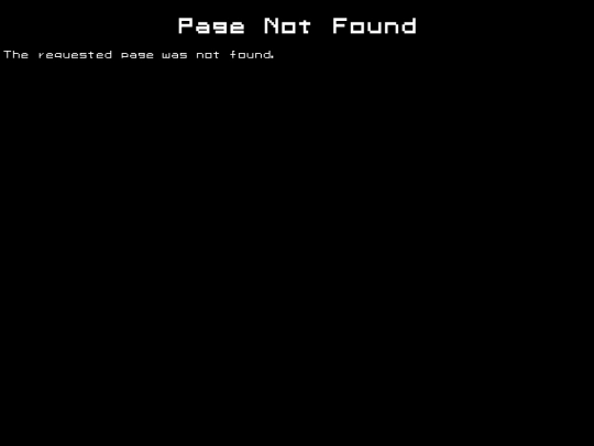 not_found screenshot
