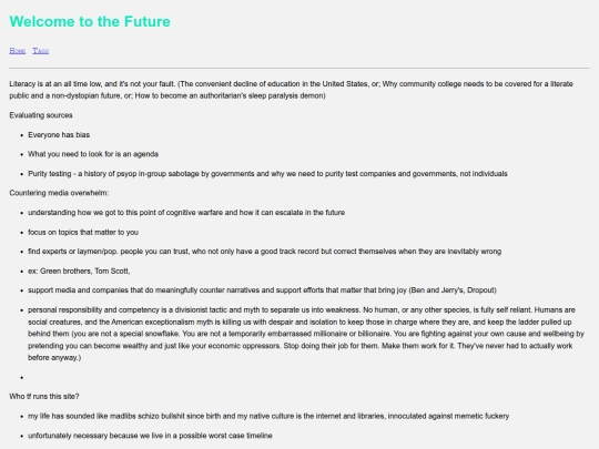 posts/Topics screenshot