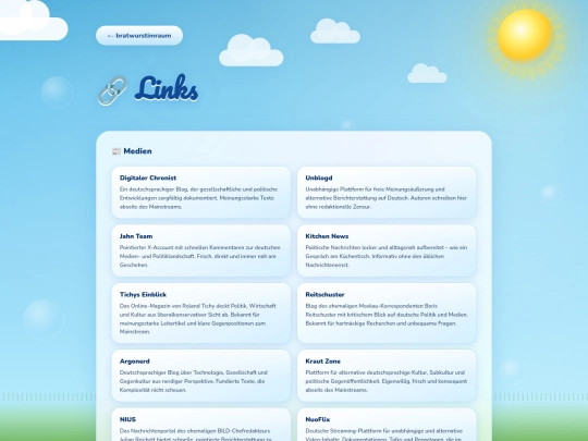 links screenshot