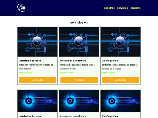 servicios screenshot