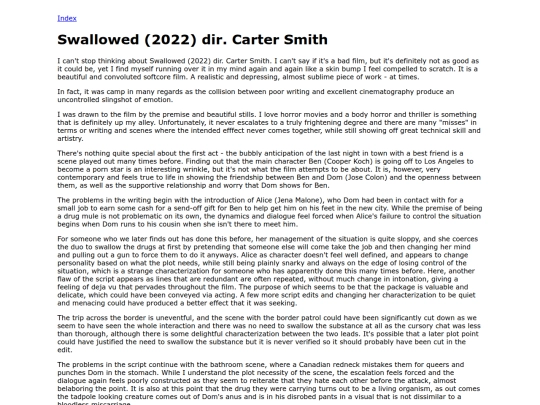 swallowed2022 screenshot