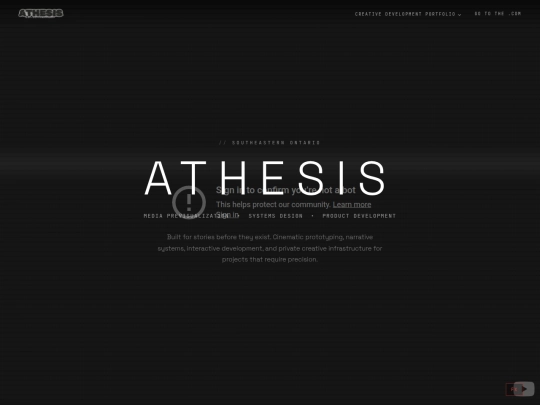 Apps/athesis-site screenshot