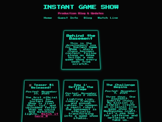 blog screenshot