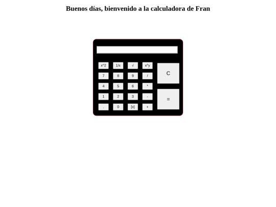 paginas/Modulo4/calculadora Fran/calculadora screenshot