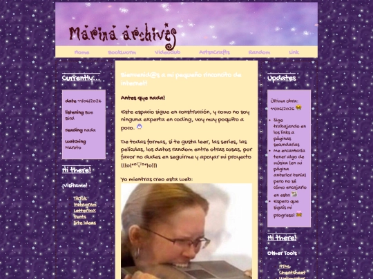 Nueva pagina/mypage screenshot