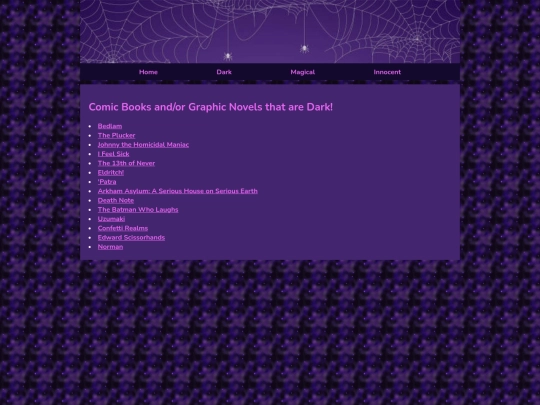 Dark/GraphicNovels screenshot