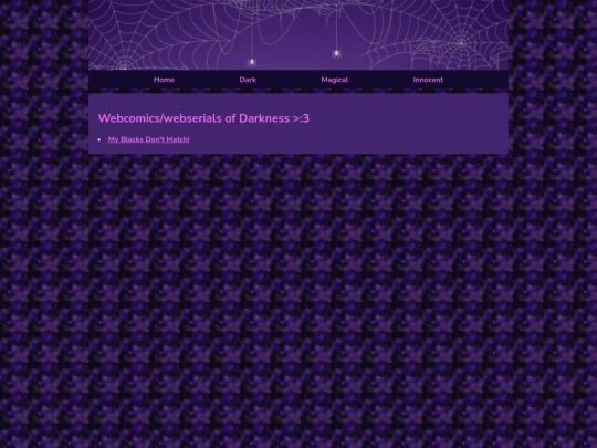 Dark/Webcomics screenshot