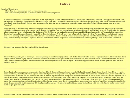 Journal screenshot