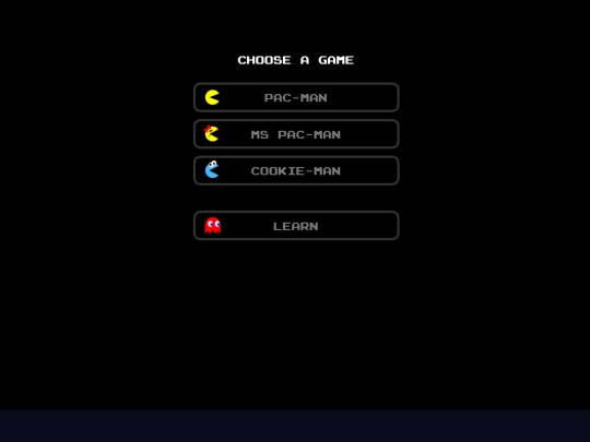 games/pac-man screenshot