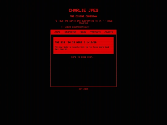 blog screenshot