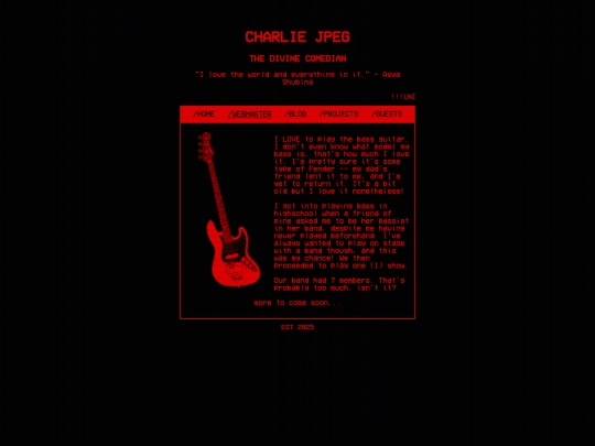 webmaster screenshot