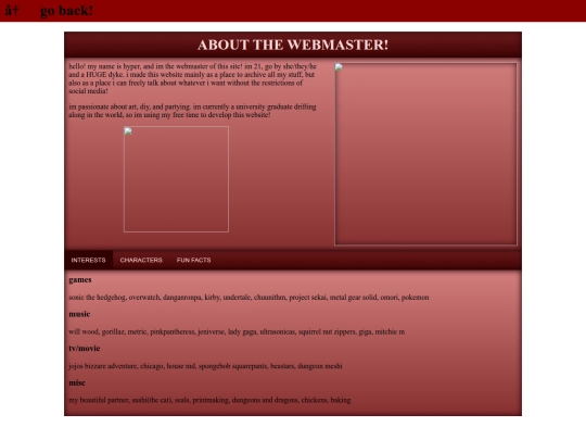 ME/WEBMASTER/webmaster screenshot