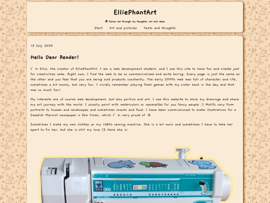 blogposts/welcome screenshot