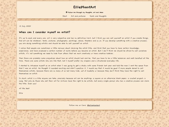 blogposts/when-am-i-an-artist screenshot