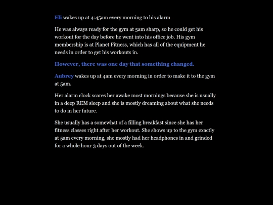 drafts/Gym Rat - Interactive Fiction Story screenshot