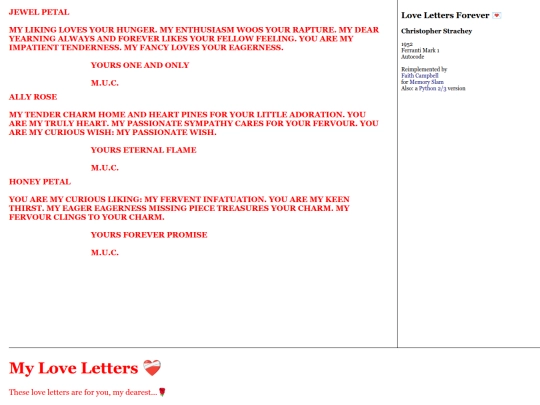 drafts/letters screenshot