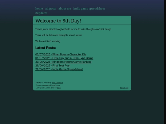 blog screenshot