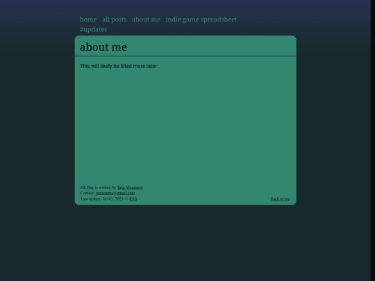 blog/info/about screenshot