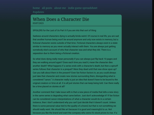 blog/posts/When Does a Character Die screenshot