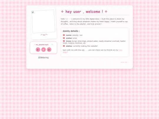 index screenshot