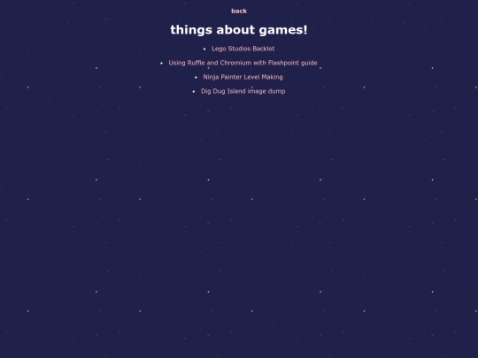 games screenshot