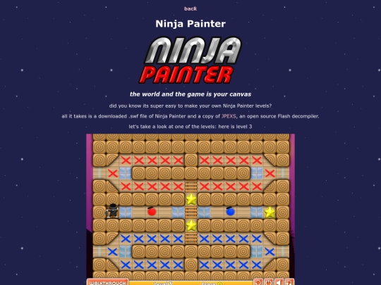 games/ninja screenshot