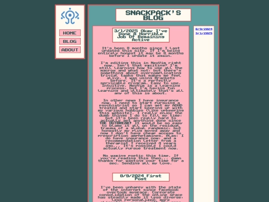 blog screenshot