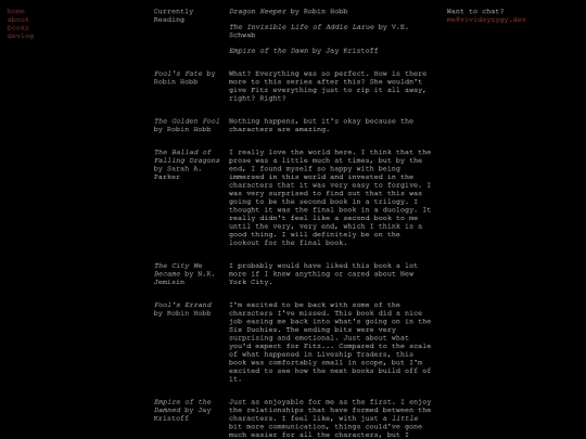 books screenshot