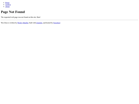 blog/not_found screenshot