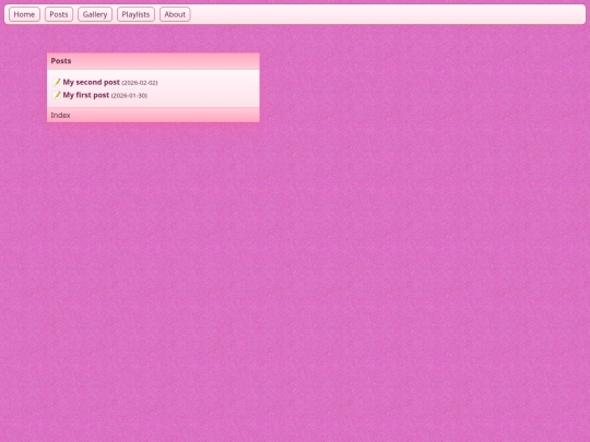 posts screenshot