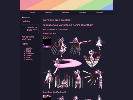 palettes/muamepalettes screenshot