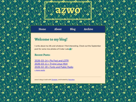 blog screenshot