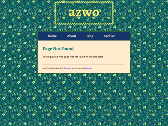 blog/not_found screenshot