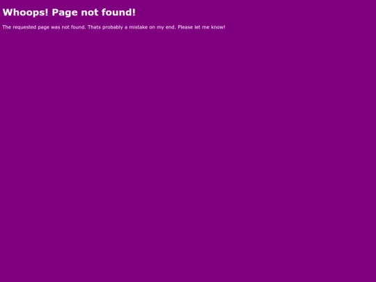 not_found screenshot
