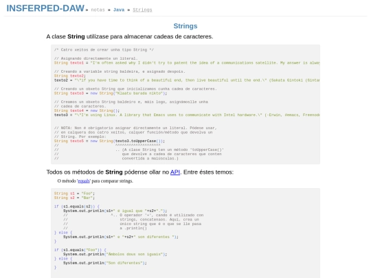notas/java/strings screenshot