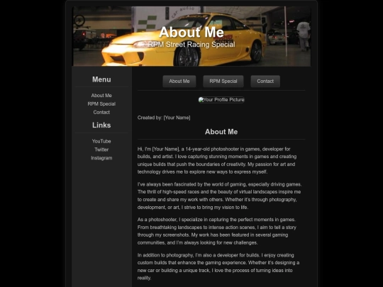 oldwebsite screenshot